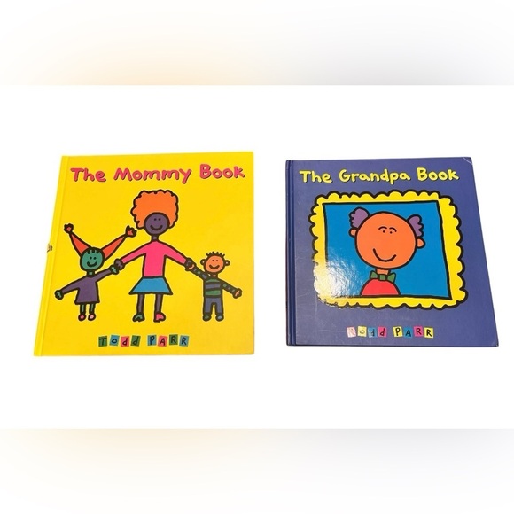 Other - Lot of (2) Hardcover Mommy/Grandpa Todd Parr Children's Book Set
